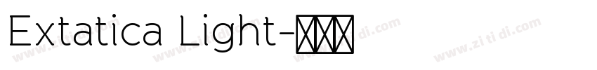 Extatica Light字体转换